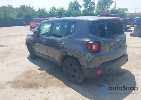 2017 Jeep Renegade Sport Fwd из США, поврежденный, VIN ZACCJAAB6HPF86841